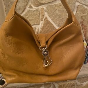 Dooney & Bourke Leather Lock Shoulder Bag